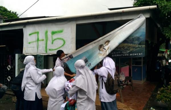 Sekolah di Kabupaten Bogor Turunkan Iklan Rokok